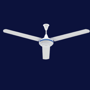 Minister KINGS Ceiling Fan 56″ (BLUE & WHITE)